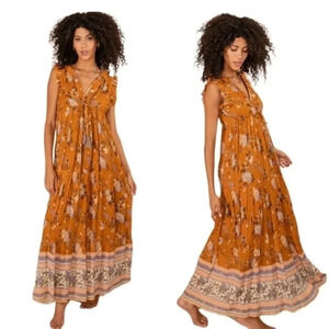 RAGA NWT Morning Glories bohemian maxi dress